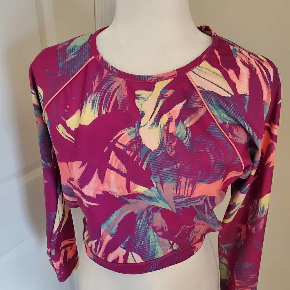 NWT All in Motion Swim Sun Protection Rash Guard Swimsuit Top - Size XL